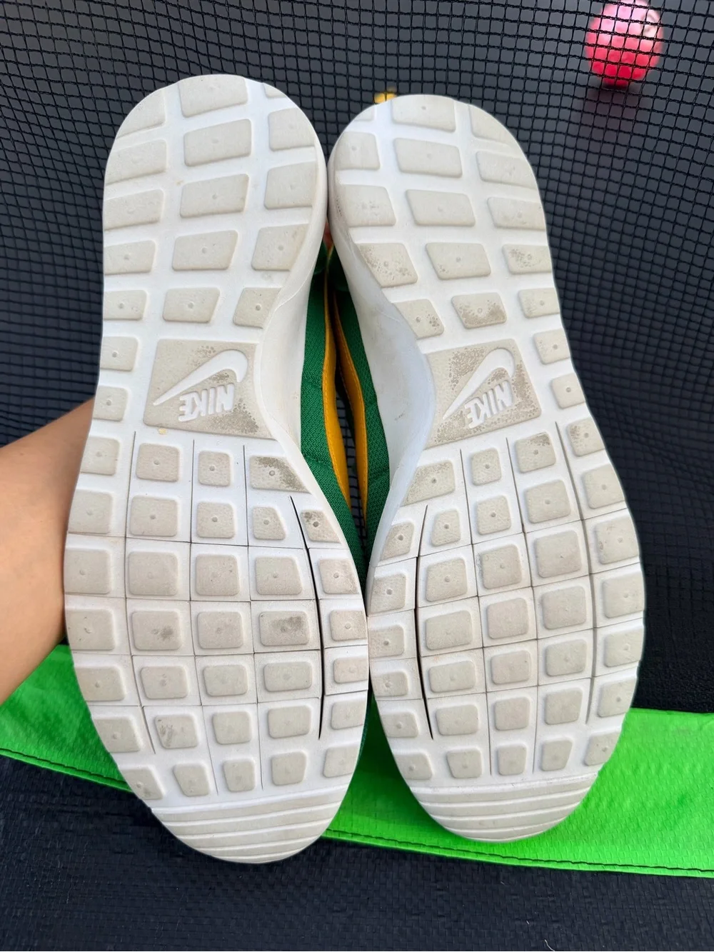 Nike Roshe Run LD-1000 Cortez Yellow QS Sz 7 Vntg Waffle 802022-371 OREGON DUCKS